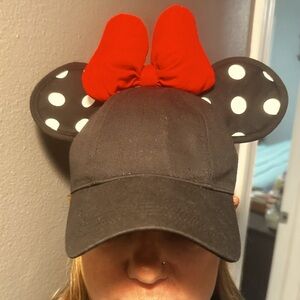 Disney’s Minnie Mouse Polka-Dot Ears Baseball Cap